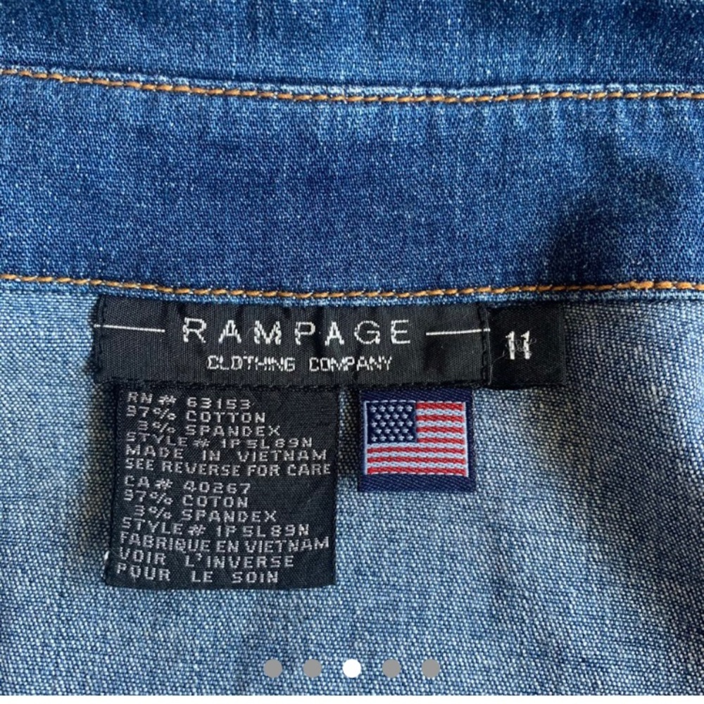 Denim dress by Rampage - Picture 3 of 4